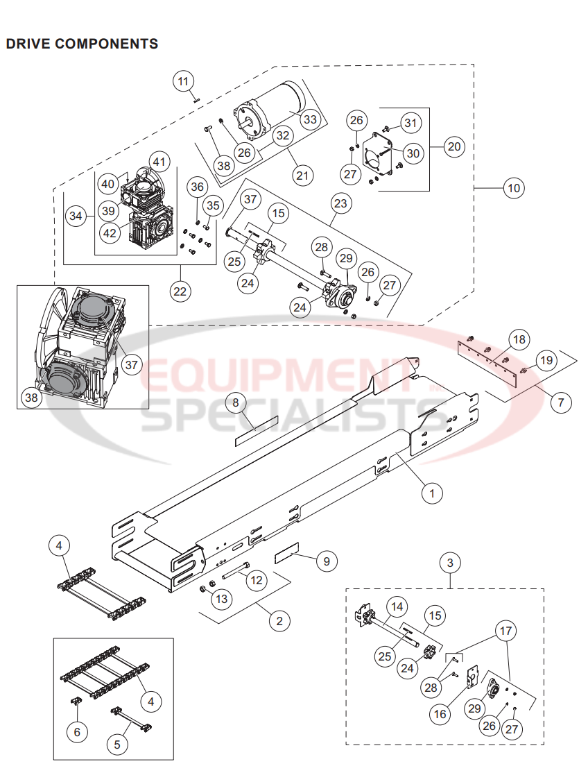Western Tornado Fleetflex 201211 Drive Components Parts Diagram Breakdown Diagram