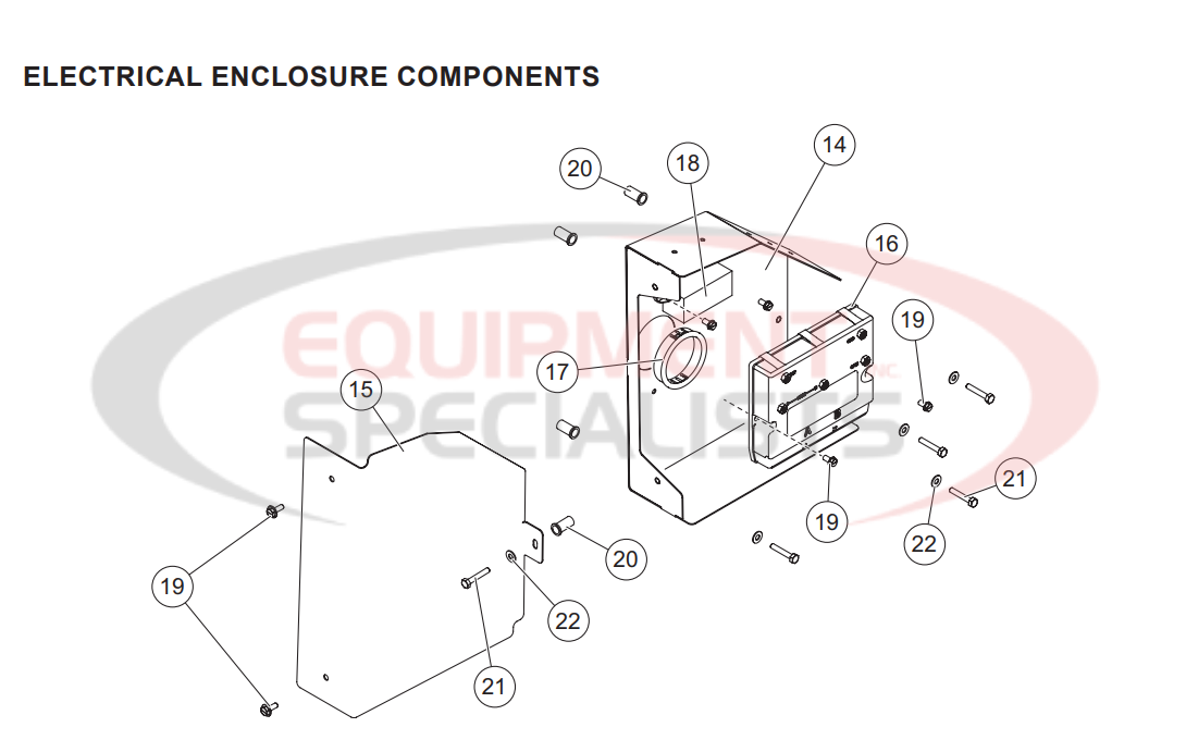Western Tornado Fleetflex 201211 Electrical Enclosure Assembly Parts Diagram Breakdown Diagram