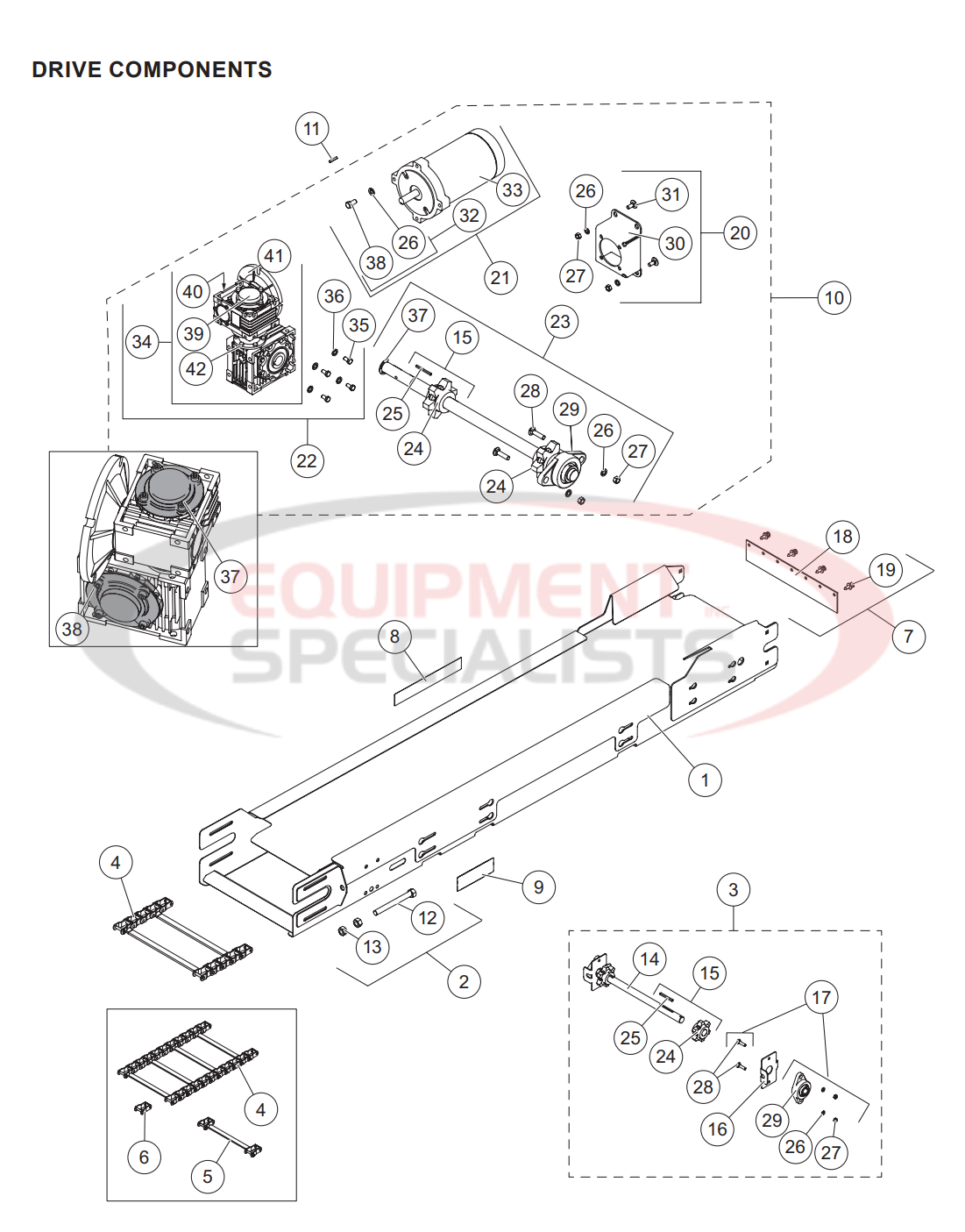 Western Tornado Serial 16201 201210 Drive Components Parts Diagram Breakdown Diagram