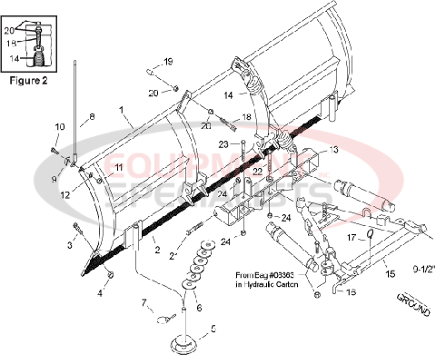 Meyer TM Moldboard Diagram Breakdown Diagram