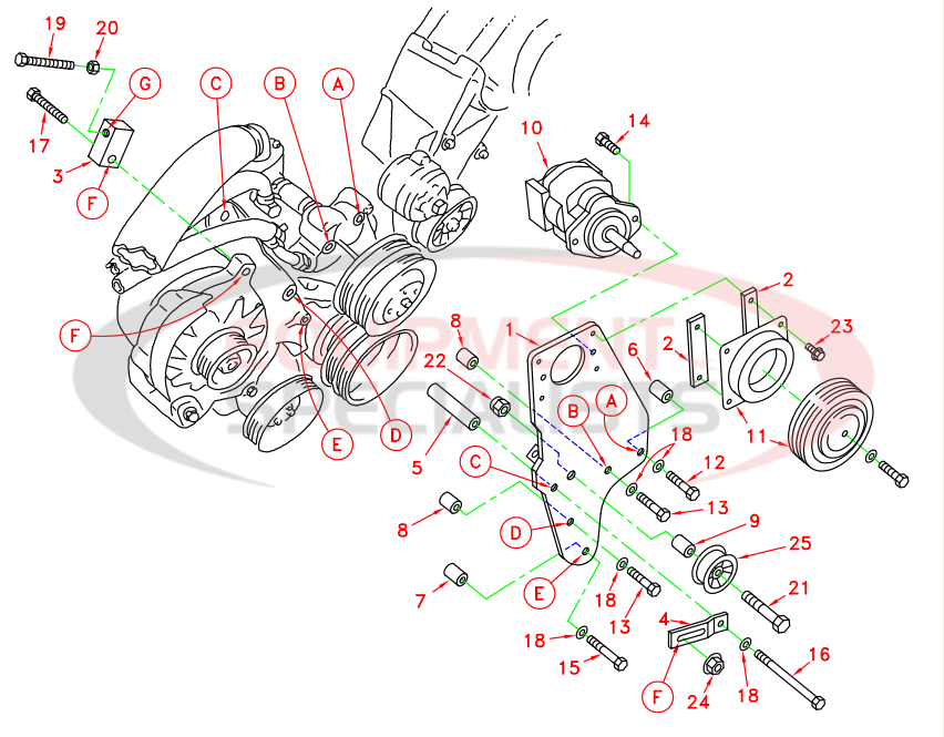 Deweze 700075 Clutch Pump Diagram Breakdown Diagram