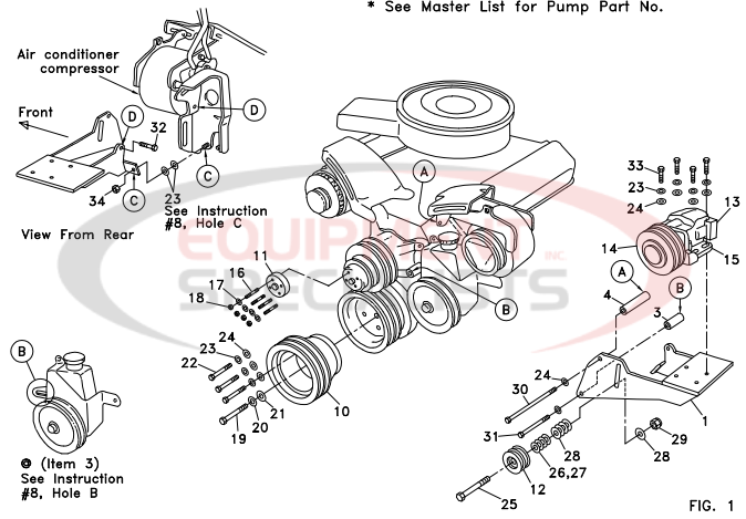 Deweze 700004 Clutch Pump Diagram Breakdown Diagram