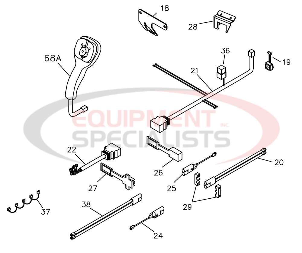 Boss UTV Straight Blade Electrical Diagram Breakdown Diagram