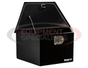 12X13.25X26/14 INCH BLACK STEEL TRAILER TONGUE TRUCK BOX