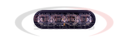 mpower® 3" Fascia Light  8 LED, Single Color - Amber