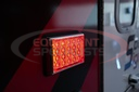 mpower® 6X4 Warning Light w/ SAE J595 Class 1, CA Title 13 certified, NFPA, KKK-1822-F, 9-32 Vdc, 1.5' Pigtail, Clear Housing/Lens, 12 LED, Single Color - Amber