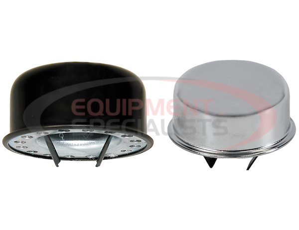 Black Heavy Duty Push-In Breather Cap For 1-1/2 Inch O.D. Tube