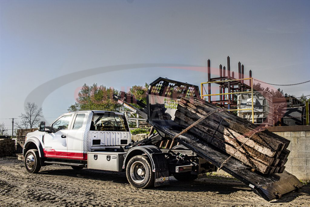 9' EQUIPMENT BODY WITH 1/8" DIAMOND FLOOR &amp; STAKE POCKETS ON SIDES