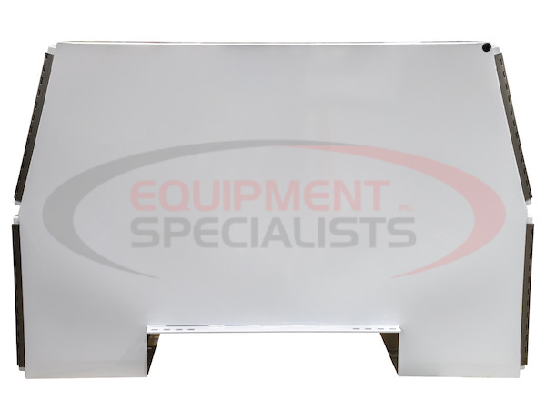 55x24x85 Inch Offset Floor White Steel Backpack Truck Box - 9.1 Inch Offset