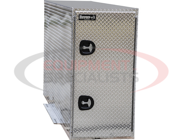 Diamond Tread Aluminum Straight Side Backpack Truck Tool Box - Compression Latch