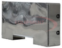57x24x96 Inch Straight Side Diamond Tread Aluminum Backpack Truck Tool Box - 9x42 Inch Offset Floor