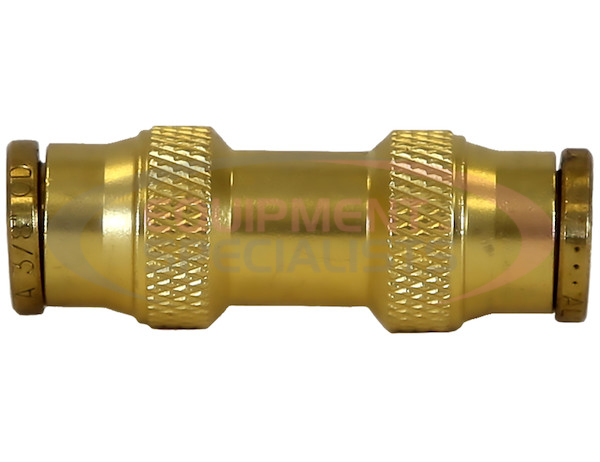 Brass DOT Push-In Union Connector 3/8 Inch Tube O.D.