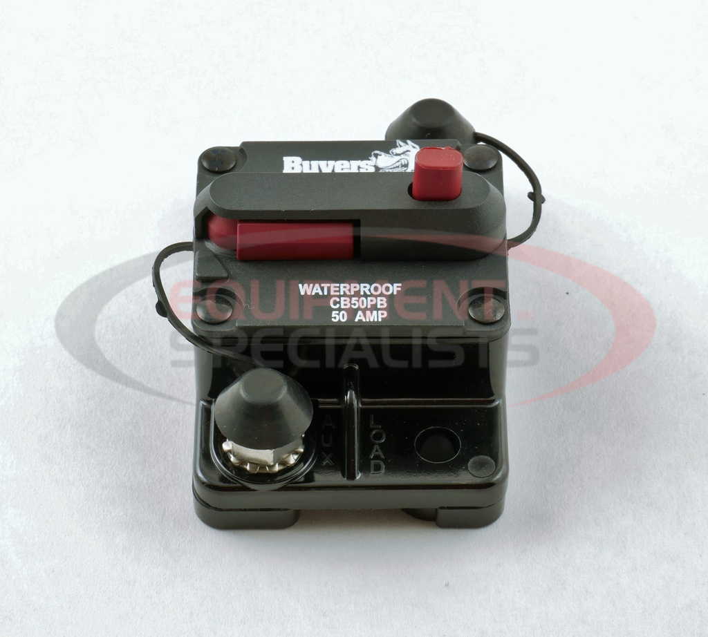 50 Amp Circuit Breaker With Manual Push-to-Trip Reset