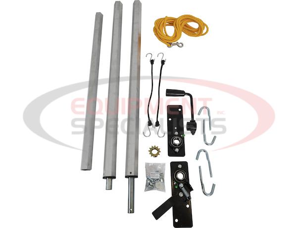 Dump Tarp Roll Kit Less Tarp - Universal