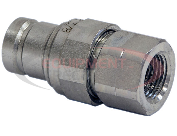 3/8 Inch Male Flush-Face Coupler With 3/8 Inch NPT Port