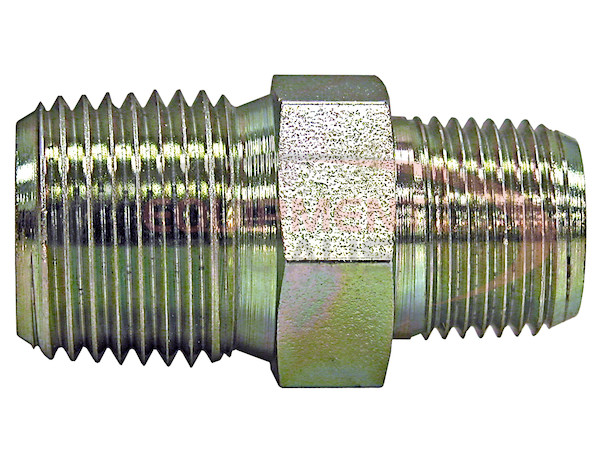 HEX NIPPLE 3/4 INCH MALE PIPE THREAD TO 3/4 INCH MALE PIPE THREAD