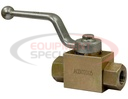 1/2 Inch NPTF 2-Port High Pressure Ball Valve