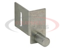 Stainless Steel Rotary Single Point Paddle Latch - 1/2 Inch Striker