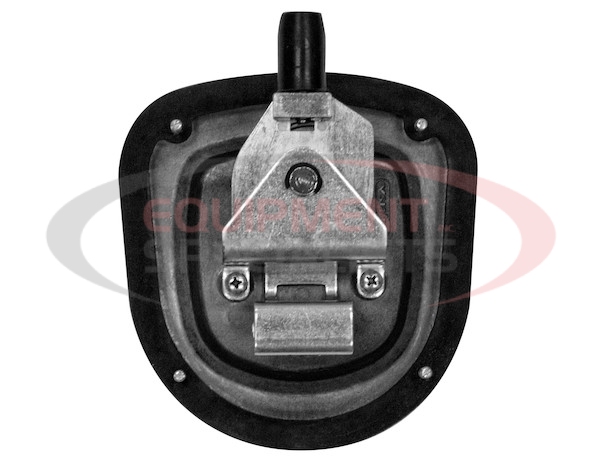 Die-Cast Flush-Mount Compression Latch with lock cylinder, key set, and gasket
