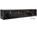 18x16x88 Inch Gloss Black Diamond Tread Aluminum Topsider Truck Box