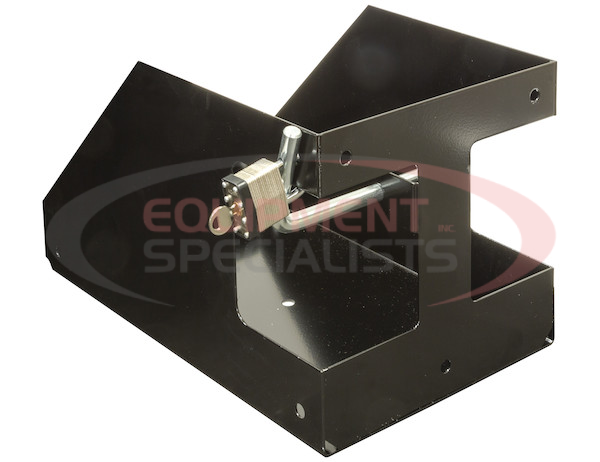 Locking Gas Container Rack for Open/Enclosed Landscape Trailers