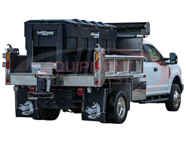 SaltDogg? PRO3000 3.0 Cubic Yard Electric Poly Hopper Spreader - Auger