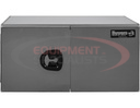 18x18x24 Inch Smooth Aluminum Underbody Truck Tool Box - Single Barn Door, Compression Latch