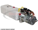 4-Way DC Power Unit-Electric Controls Horizontal 1.5 Gallon Poly Reservoir
