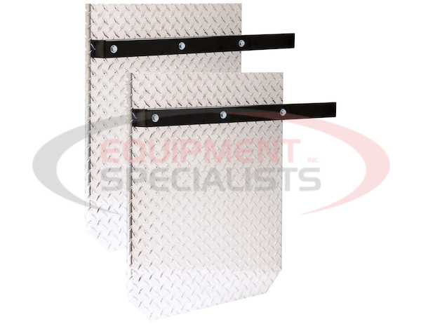 Aluminum Diamond Tread Splash Guards 22x28 Inch