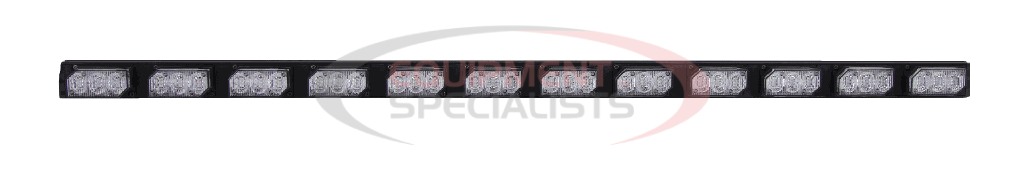 UltraLITE Plus 8 Module Exterior LED Lightbar w/ 2 Universal L-Brackets (7 HOLES) &amp; 14 ft cable - Amber