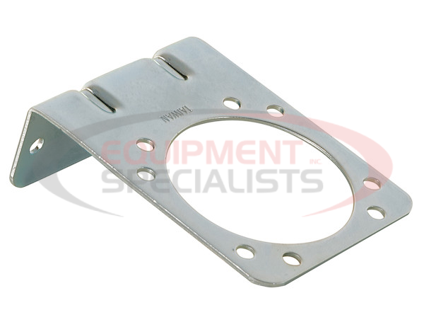 7-Way Flat Zinc Trailer Connector Bracket