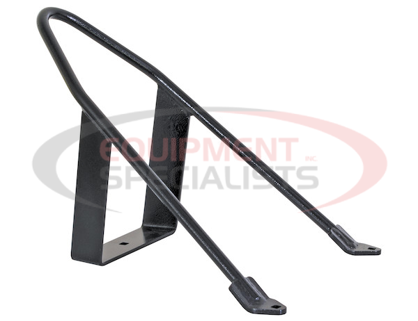 BLACK POWDER COATED STEEL WHEEL MOTORCYCLE CHOCK 12X18X12.25 INCH