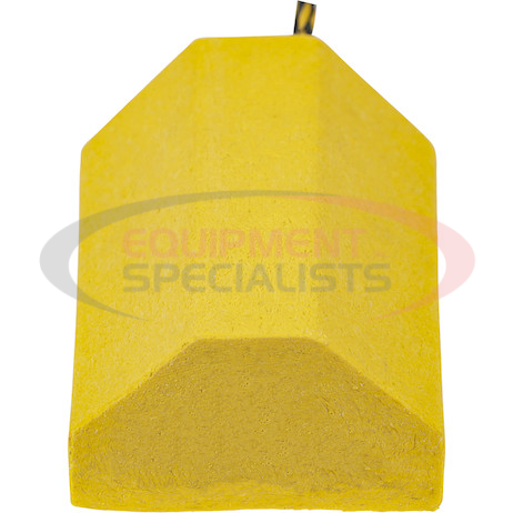 Composite Wheel Chock Set 9.5x6x4 Inch with 32.75 Inch Rope