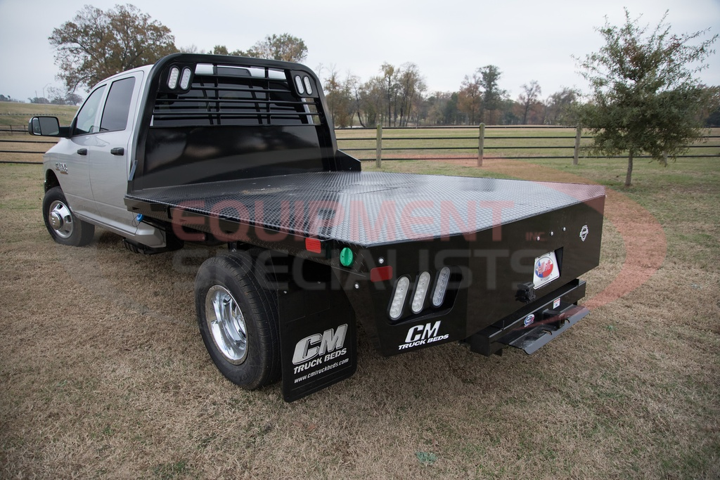 RD 11'4" LENGTH HEADACHE RACK Steel Tube DECK 1/8" Treadplate FRAME RAILS 4" Structural Channel Steel CROSSMEMBERS 3" x 3/16" Channel REAR SKIRT Solid One Piece with Tapered Corners GN HITCH 30K B&amp;W Hitch with Welded Ball BP HITCH 18,500 lb. B&amp;W Hitch with Receiver Tube FUEL FILL Angled 12V TRAILER PLUG 12V Round 7 Pin in GN Box, Round 7 Pin/4 Way Flat on Rear REAR LIGHTING Clear LED Oval LIGHT BOX (REAR SKIRT) Steel MARKER LIGHTING Bullet DOT Approved LED