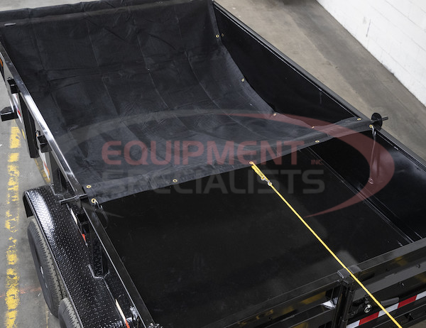 Dump Tarp Kit (Round Axle), Mesh Tarp, 6-1/2 x 15 Foot