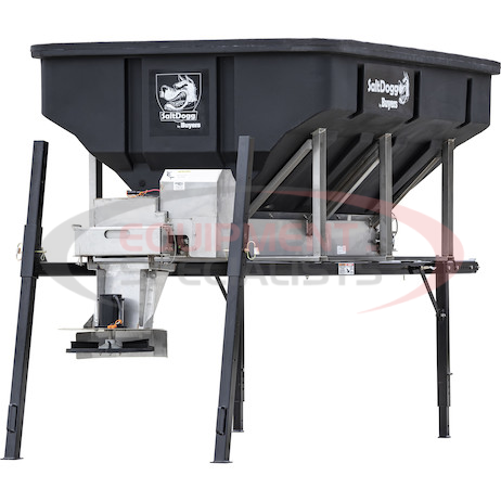 4.0 Cubic Yard Electric Poly Hopper Spreader, Auger