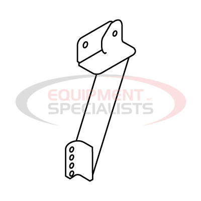 ANGLE BRKT, PS, CHEVY 1/2T, 07+ [WELD, BLK]