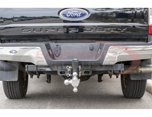 Adjustable Tri-Ball Hitch with Rotating Towing Balls for 2-1/2 Inch Hitch Receivers