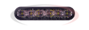 mpower® 4" Fascia Light , 8 LED, Single Color - Amber