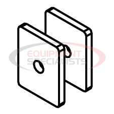 SHIM, BUMPER, V, ATV/UTV [BLACK]