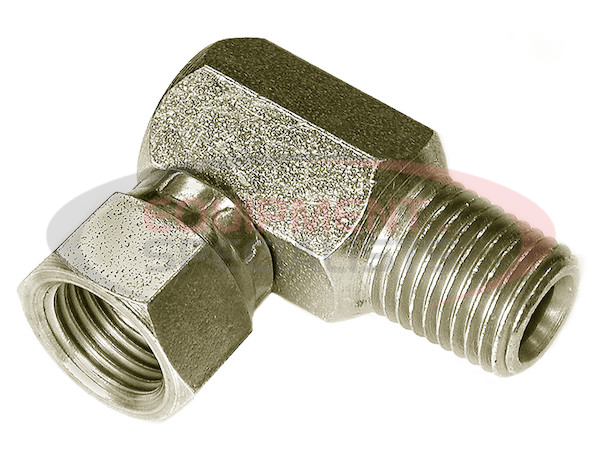 SAM Swivel Adapter 90? Ad Union (Male) 1/4 Inch NPTF/NPSM-Replaces Fisher #319K