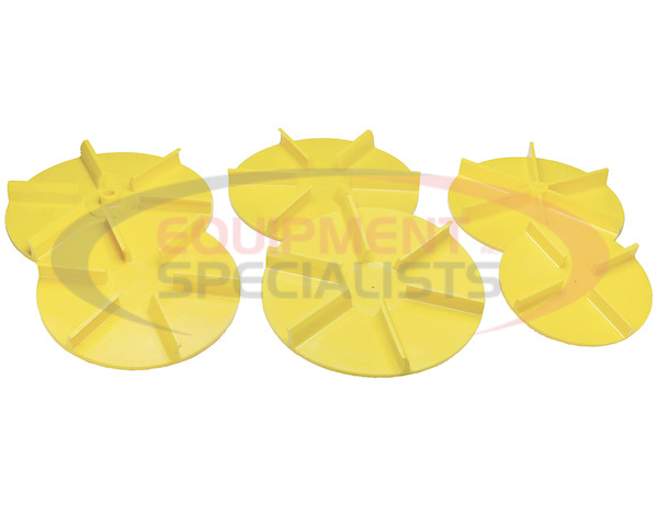 SAM Universal Yellow Poly Replacement Spinner 24 Inch Diameter Clockwise