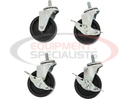 SAM Rol-A-Blade Caster Replacement Kit - 3 Standard/1 Locking