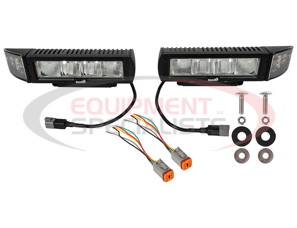 Low Profile Heated LED Snow Plow Light