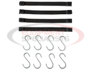 Replacement 8 Foot Tarp Kit for 96 x 47 Inch SCH Hopper for SaltDogg? 1400 Series Spreaders