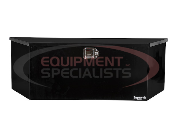 49 Inch Wide Gloss Black Steel Trailer Tongue Truck Box