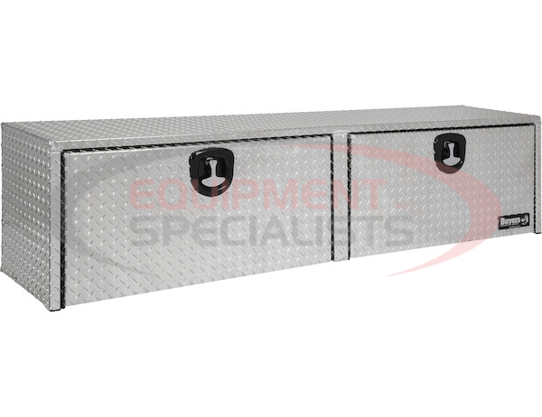 16x13x72 Inch Diamond Tread Aluminum Topsider Truck Box