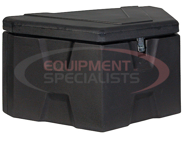 36 Inch Wide Black Poly Trailer Tongue Truck Box