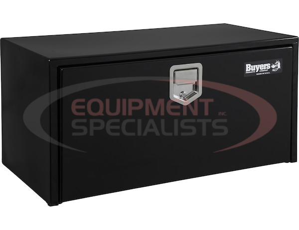 18x18x36 Inch Black Steel Underbody Truck Box With Paddle Latch