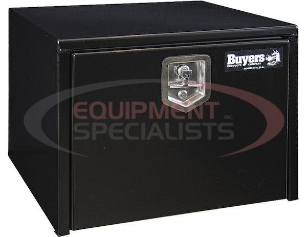 18x18x24 Inch Black Steel Underbody Truck Box